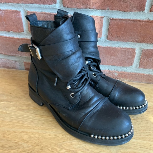 luxury combat boots
